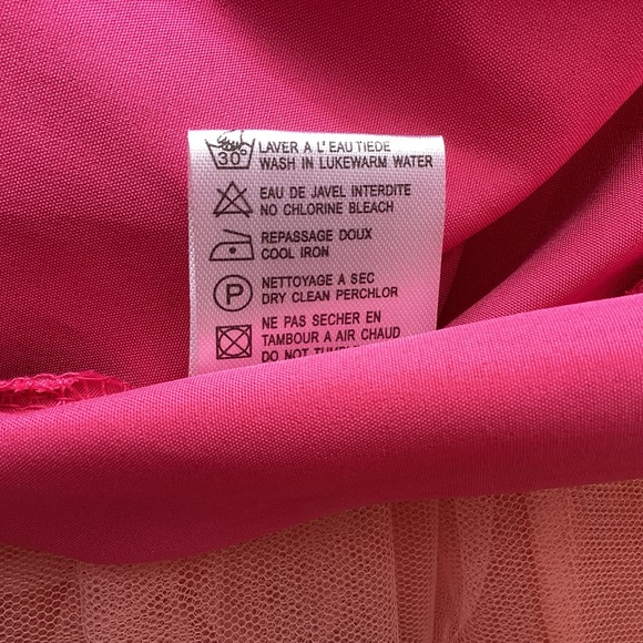 CLOUDNINE Paris Pink Ombré Three Tier Tulle Circle Skirt L - Picture 8 of 8